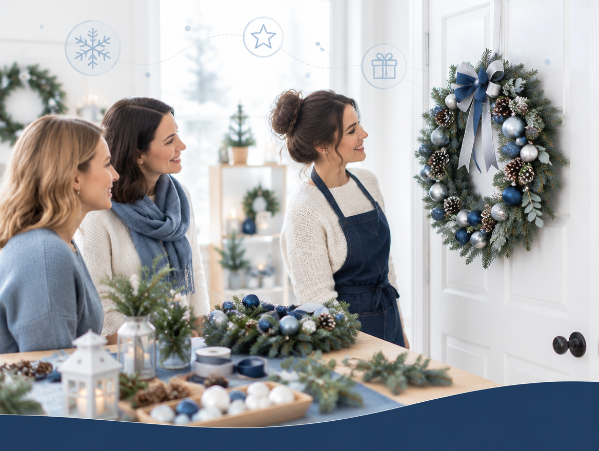 Yılbaşı Kapı Süsü Hazırlama Workshop