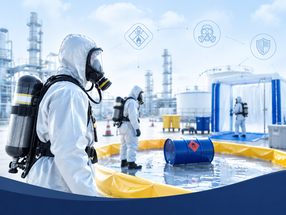 Tehlikeli Kimyasallara Müdahale Eğitimi (HAZMAT)